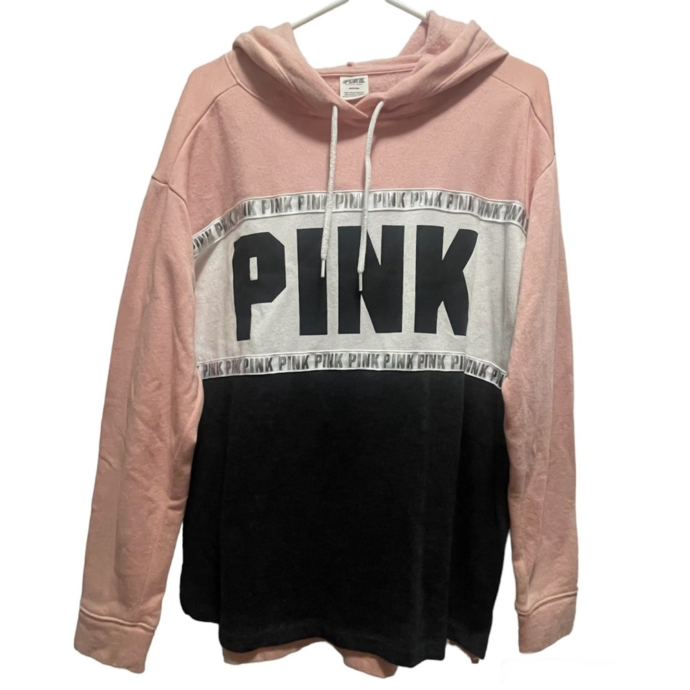 Victoria's Secret Pink Campus Hooded Pullover Medium